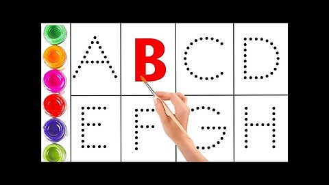 How to write capital letters - How to learn alphabet a to z - kids song