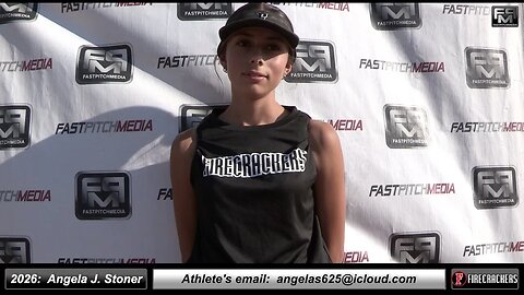 2026 Angela Stoner 3.0 GPA - Outfielder and First Base Softball Recruiting Skills Video Firecrackers