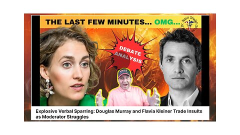 Debate Gets Personal: Douglas Murray and Flavia Kleiner Trade Insults as Moderator Struggles