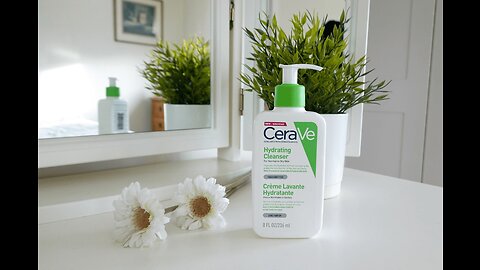 CeraVe Hydrating Cream-to-Foam Cleanser Hydrating Makeup Remover and Face Wash With Hyaluroni...