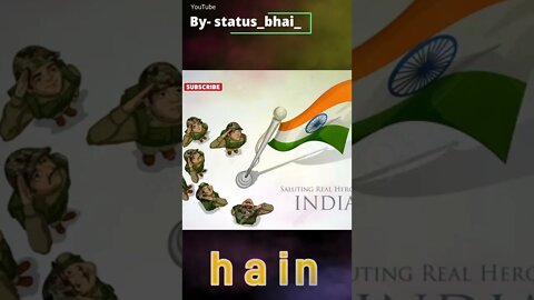 Aye Mere Watan Ke Logo by- status_bhai_ #shorts #republicday