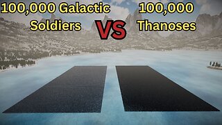 100,000 Galactic Soldiers Versus 100,000 Thanoses || Ultimate Epic Battle Simulator 2