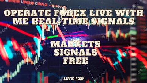 live Stream operate forex/crypto live with me real-time signals live #30
