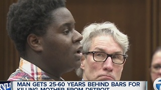 Man gets decades in prison in Detroit mother's murder