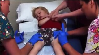 BEYOND EVIL: Child Given 6 Vaccine Shots At One Time & An Evil Choir Vax Song
