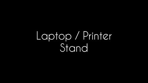 Short: Laptop / Printer Stand