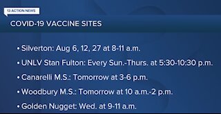 Pop-up vaccine clinics in Las Vegas