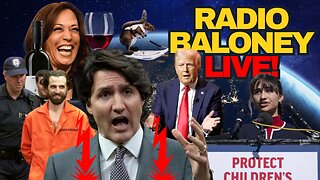Radio Baloney Live! Canada Hates Trudeau, Trump NABJ, Kamala Word Salad, Gorlock, X Review