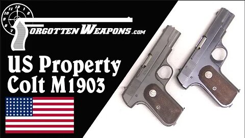 Colt 1903 in US Military Service (and for the OSS)