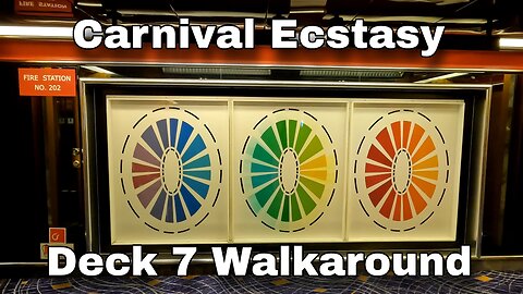 Carnival Ecstasy Desk 7 Walkaround