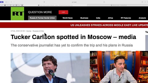 Tucker Carlson spotted in Moscow: Is he going to interview President Putin?