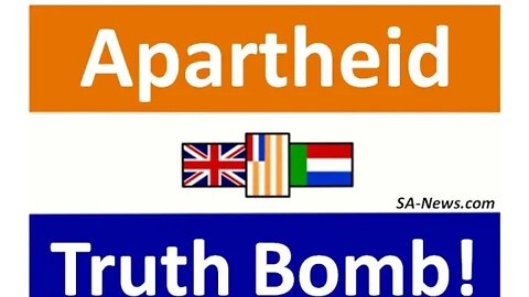 Apartheid Truth Bomb! The True History Globalists Deleted From Text Books! PM B.J. Vorster Explains.