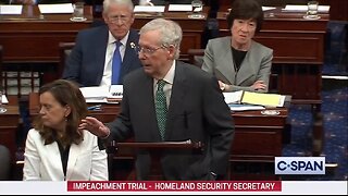 Sen Mitch McConnell: Democrats Ignored The Houses Impeachment of Mayorkas