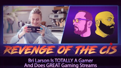 Bri Larson Is TOTALLY A Gamer And Does GREAT Gaming Streams | ROTC Clip
