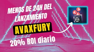 AVAXFURY español 🤑🤑 gana 20% ROI diario