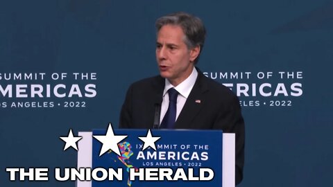 Secretary of State Blinken Holds a Press Conference at the Ninth Summit of the Americas