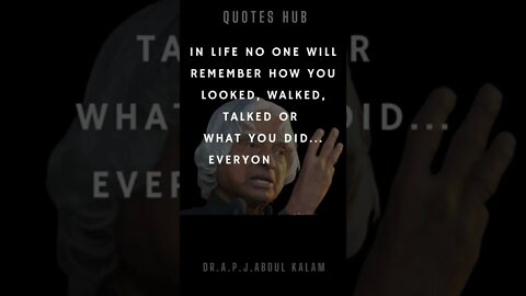 One of the Most Inspiring Quotes from APJ Abdul Kalam || #quotes || #shorts