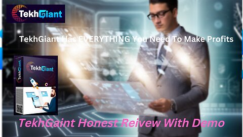 TekhGaint Honest Reivew With Demo