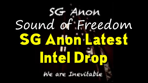 SG Anon Latest Intel "Sound of Freedom"