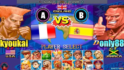 Super Street Fighter II X (kyoukai Vs. only88) [France Vs. Spain]