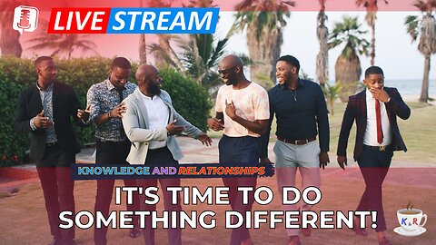 It's Time to Do Something Different!