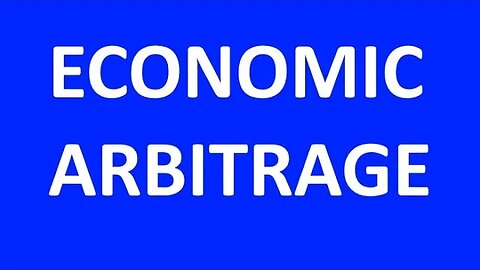 Economic Arbitrage 4 Alternative Economy