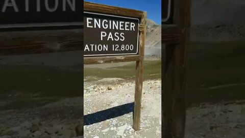 Top of engineer pass Colorado 12,800 feet 8 20 2021