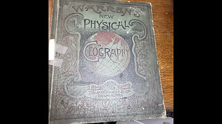 1890 Geography Book authored by Professor in Yale University