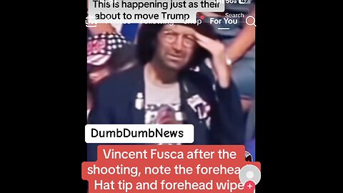 Vincent Fusca Gestures After Trump Assassination Attempt