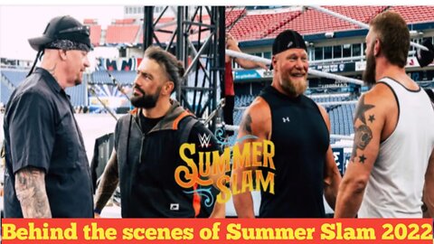 Behind the Scenes of Summer Slam 2022 ! Present Wrestling Daily Channel