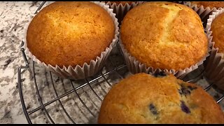 Cake Mix Blueberry Muffins | Quick & Easy Blueberry Muffin Recipe