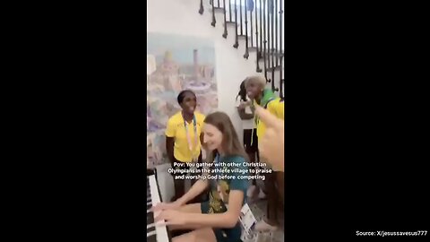 WATCH: Olympic Athletes Join Together To Praise God At Village