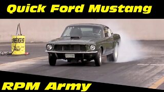 Ford Mustang Breaking into the 10s Drag Racing