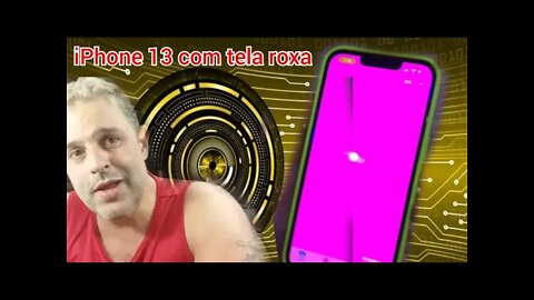 IPHONE 13 COM TELA ROSA ERA SÓ OQUE FALTAVA