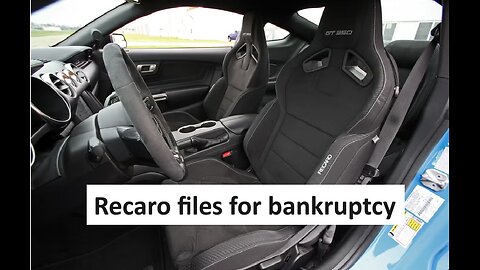 Recaro filed bankruptcy, performance car seats?