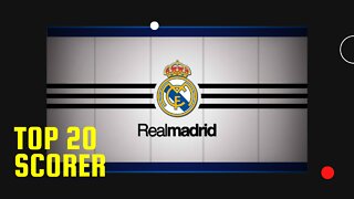 All time top 20 Real Madrid scorers