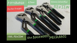 Pittsburgh 4 PC Plier Set Review from Harbor Freight