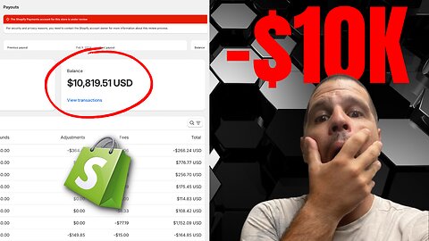Shopify is SCAMMING me out of $10k?! Find out why!