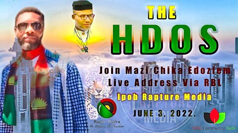 THE HDOS: Join Mazi Chika Edoziem Live Address | JUN 3, 2022