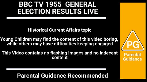 1959 BBC TELEVISION GENERAL ELECTION NIGHT - LIVE!