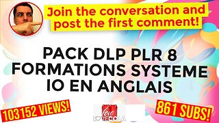 PACK DLP PLR 8 FORMATIONS SYSTEME IO EN ANGLAIS