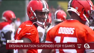 Deshaun Watson suspension increased to 11 games as NFL gets harsher penalty it sought for Browns QB