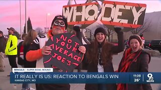'We're going to the Super Bowl': Bengals fans react to win over Chiefs