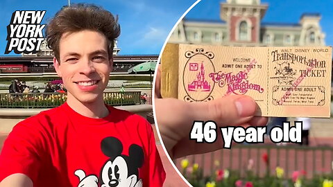 Man uses half-a-century-old ticket to get into Disney