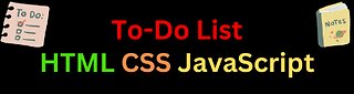 How To Create To-Do List App Using HTML CSS And JavaScript | Task App In JavaScript