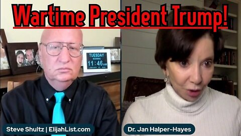 1/25/24 - New Dr. Jan Halper-Hayes BOOMSHELL: Wartime President Trump!