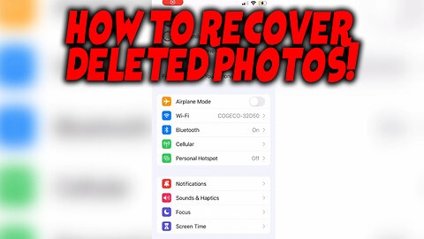 How to Recover Permanently Deleted Photos & Videos on Iphone
