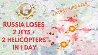 2 Russian jets + 2 helicopters SHOT DOWN | Ukraine Conflict | Quick Update