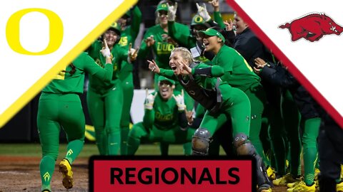 Oregon vs #4 Arkansas Softball Highlights (Regionals) | 2022 College Softball Highlights