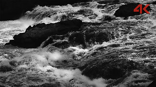 Ave Maria Piano with Vocals plus Rain & Thunder - Franz Schubert | Great Falls Water Currents